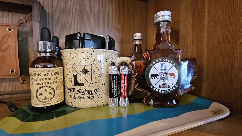 Pure maple syrup from the property