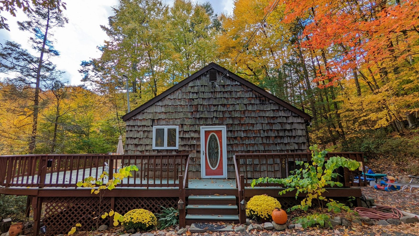 Night view of Catskills Experience